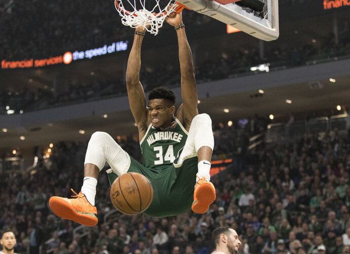 G.Antetokounmpo yra užtikrintas jaunėlio talentu (Scanpix nuotr.)