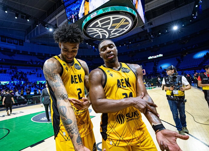 AEK ir „Rytas“ susitinka Čempionų lygos finale (FIBA nuotr.)