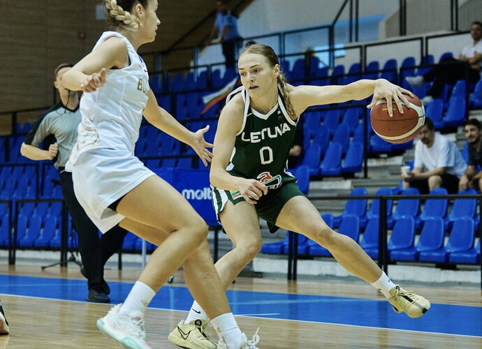 Lietuvės laimėjo mačą (FIBA nuotr.)
