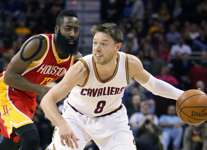 M.Dellavedova dalyvaus „Kylančių žvaigždžių“ rungtynėse (Scanpix nuotr.)