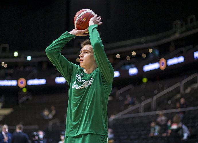 M.Blaževičius mėgsta „Knicks“ (BNS nuotr.)