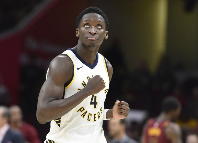 V.Oladipo tritaškis pripažintas geriausiu NBA dienos epizodu (Scanpix nuotr.)