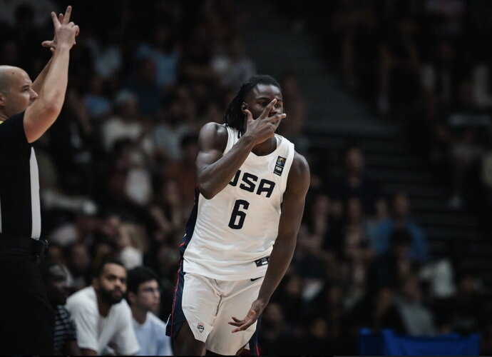 Amerikiečiai finale smaginosi (FIBA nuotr.)