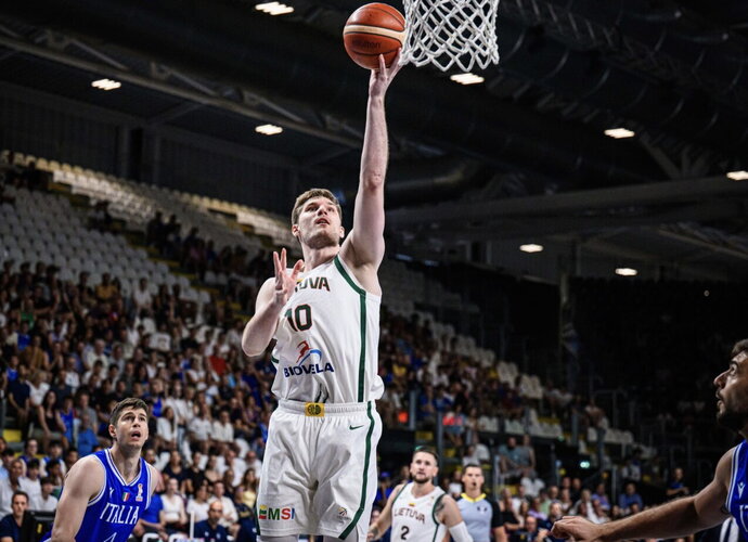 Lietuviai kovoja Italijoje (FIBA nuotr.)