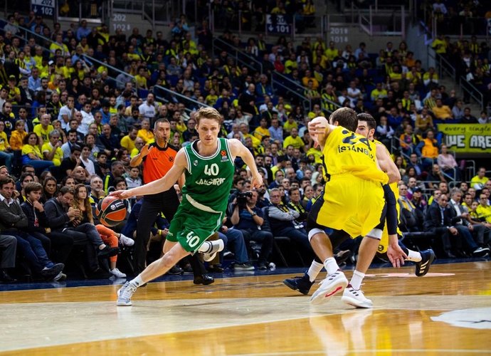 M.Grigonis tapo dvikovos herojumi (www.zalgiris.lt nuotr.)