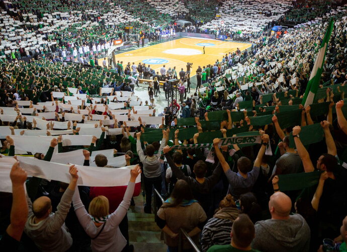 „Žalgirio“ arena Eurolygoje būna sausakimša (BNS nuotr.)
