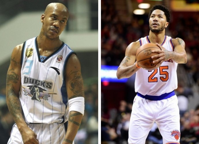 S. Marbury ir D. Rose'as (Scanpix nuotr.)