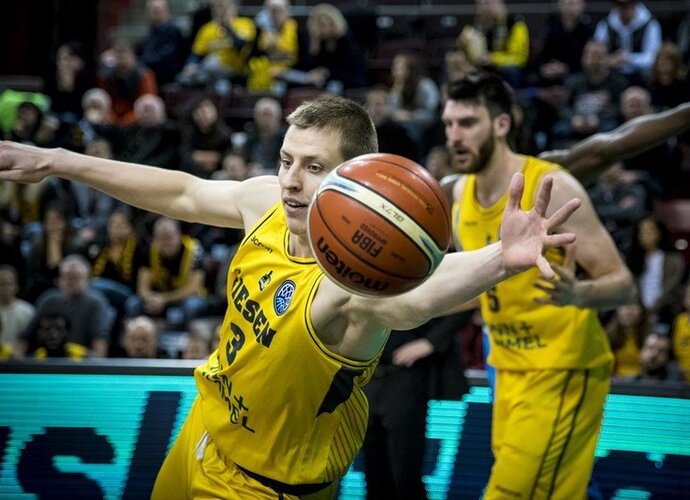 D.Sabeckis šiame mače nemetė į krepšį (FIBA Europe nuotr.)
