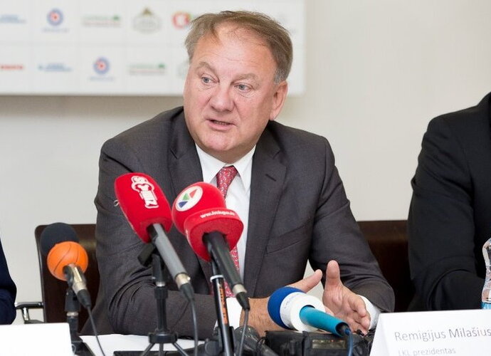 R.Milašiaus vadovaujamas LKL turi naują generalinį rėmėją (Fotodiena.lt)