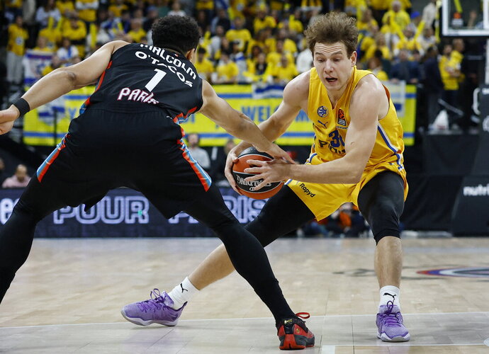 R.Jokubaitis pelnė 7 taškus (Scanpix nuotr.)