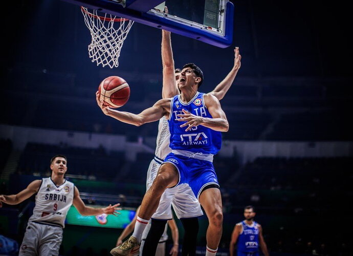 S.Fontecchio ketvirtajame kėlinyje įsiplieskė (FIBA nuotr.)