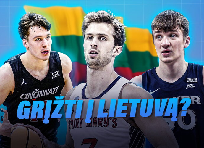 Penki NCAA lietuviai šią vasarą turėtų būti ant LKL klubų slenksčio