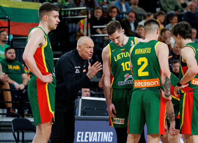 R.Kurtinaitis įvertino darbo rinktinėje iššūkius (BNS nuotr.)