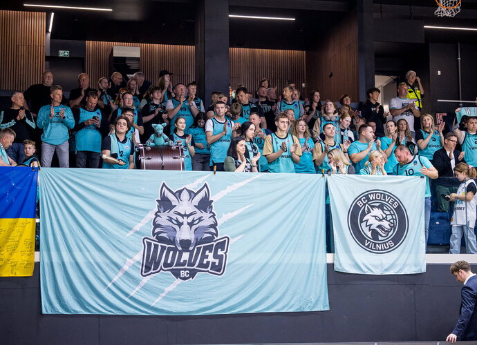 Wolves gerbėjai (Foto: „LKL, kurią remia „Betsson“)