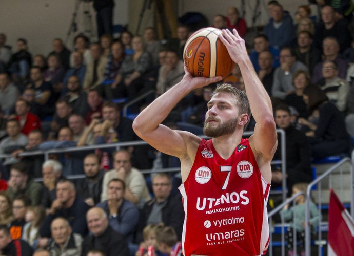 G.Radzevičius vedė uteniškius į pergalę (BNS nuotr.)