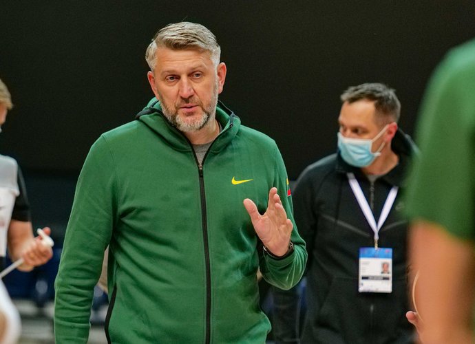 D.Maskoliūnas džiaugėsi atmosfera komandoje (Ž.Vingelio nuotr.)