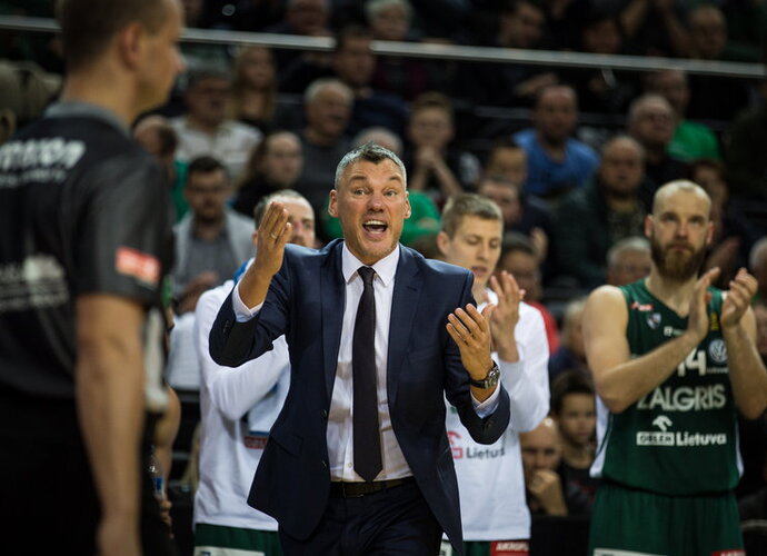 Š.Jasikevičius džiaugiasi darbu Kaune (BNS nuotr.)