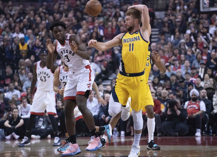 D.Sabonis sugriebė 11 kamuolių (Scanpix nuotr.)
