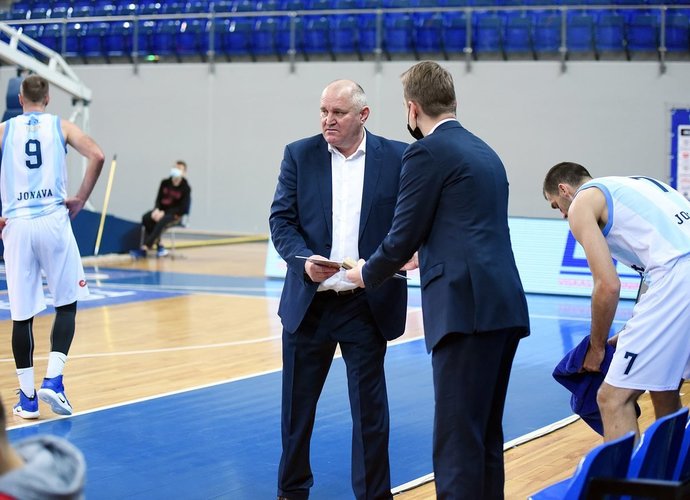 V.Šeškus kalbėjo apie komandos tikslus (Klubo nuotr.)