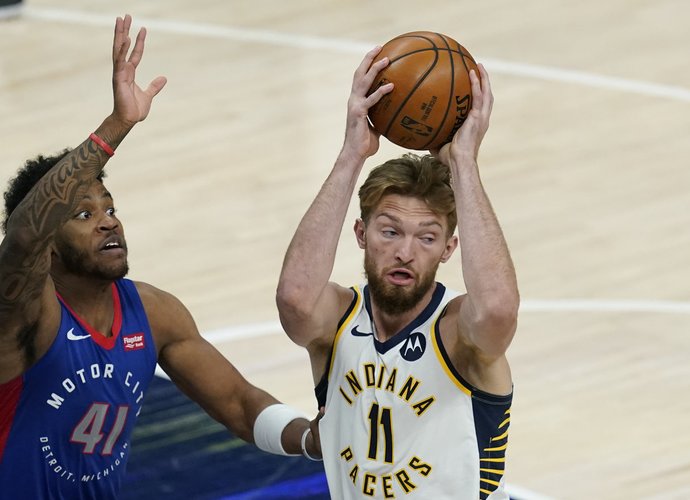 D.Sabonis ketvirtame kėlinyje nerungtyniavo (Scanpix nuotr.)