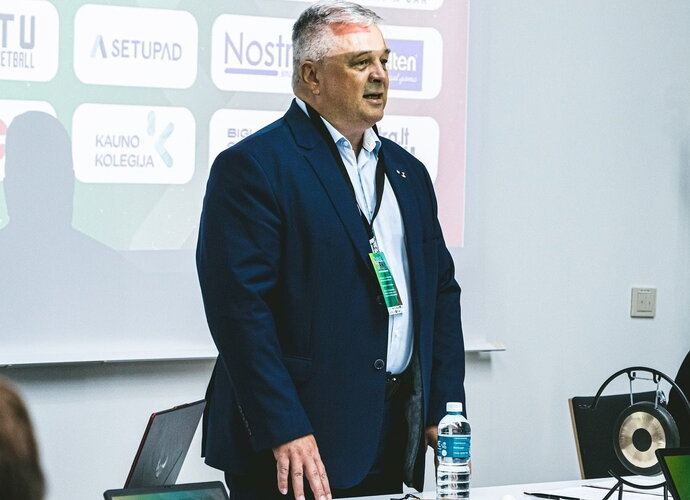 V.Butkus liko lygos prezidentu (RKL nuotr.)