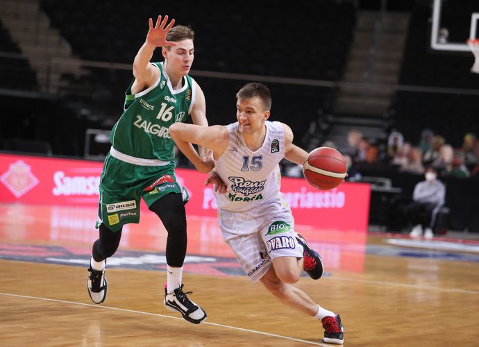 K.Giedraitis kalbėjo apie žaidimą Pasvalyje (BNS nuotr.)