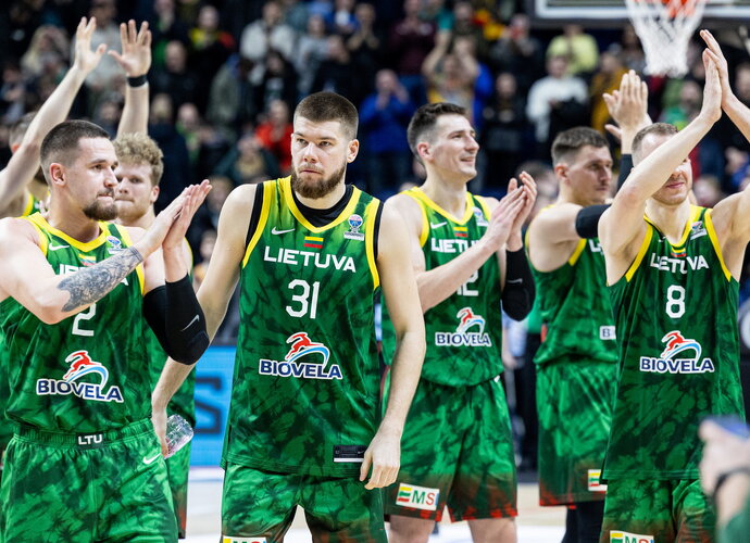 Lietuviai sužinojo potencialius varžovus, jei patektų į olimpiadą (BNS nuotr.)
