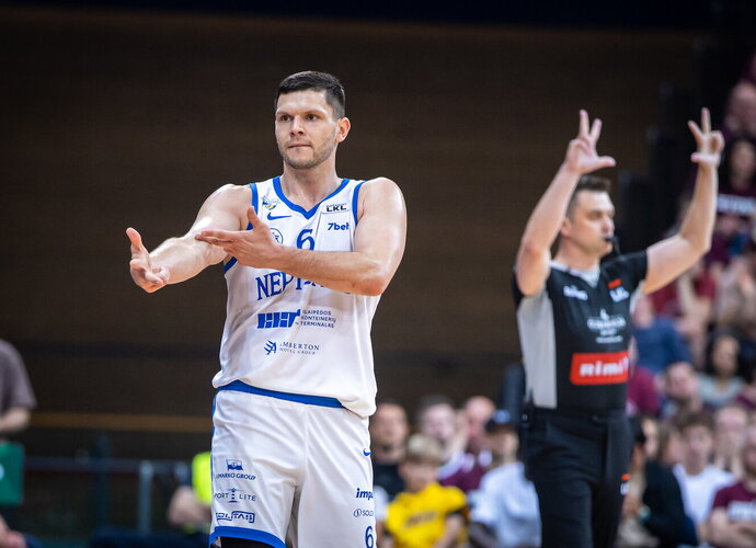R.Lomažas žaidė Klaipėdoje (Foto: Rokas Lukoševičius)