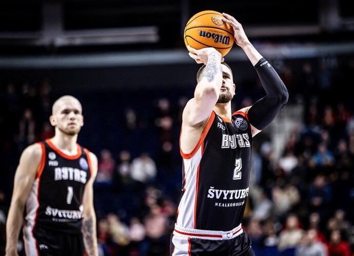 M.Normantas po pergalės buvo itin pozityvus (FIBA nuotr.)