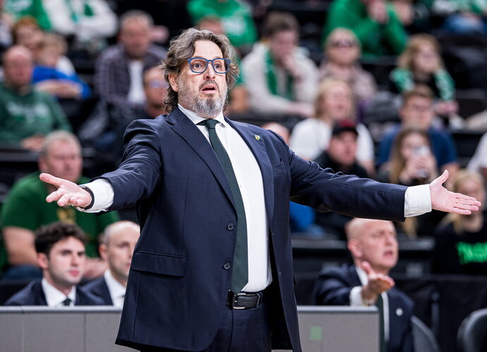 A.Trinchieri kinematografiškai apibūdino auklėtinio pasirodymą (Foto: Rokas Lukoševičius)