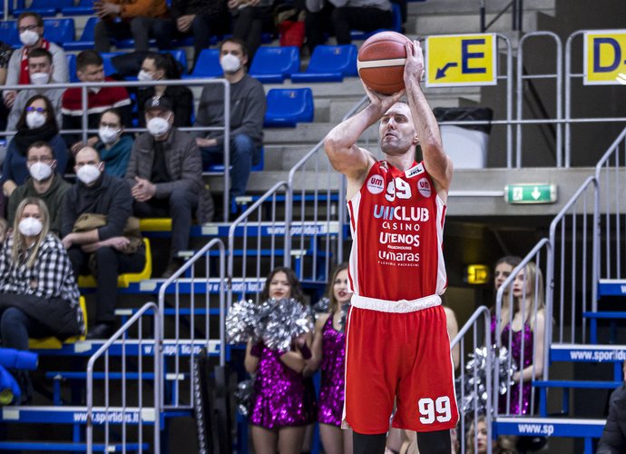 T.Delininkaitis lieka Utenoje (LKL nuotr.)
