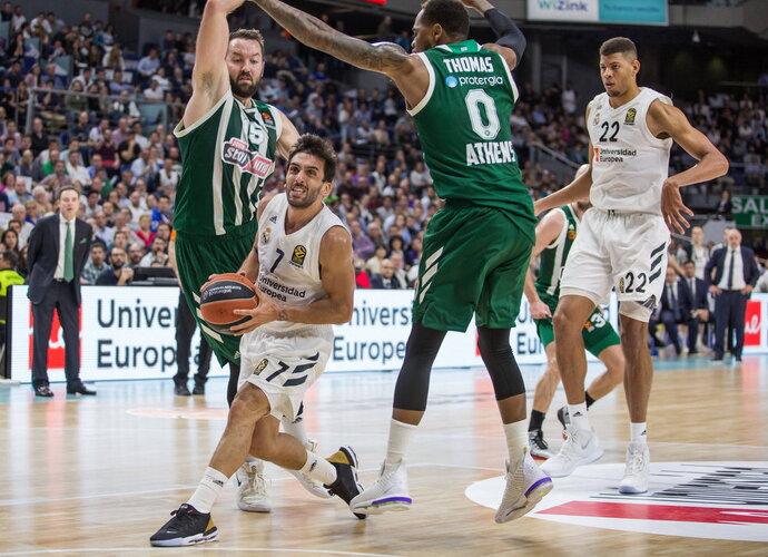 F.Campazzo ketvirtfinalyje rikdavo po 24 naudingumo balus (Scanpix nuotr.)