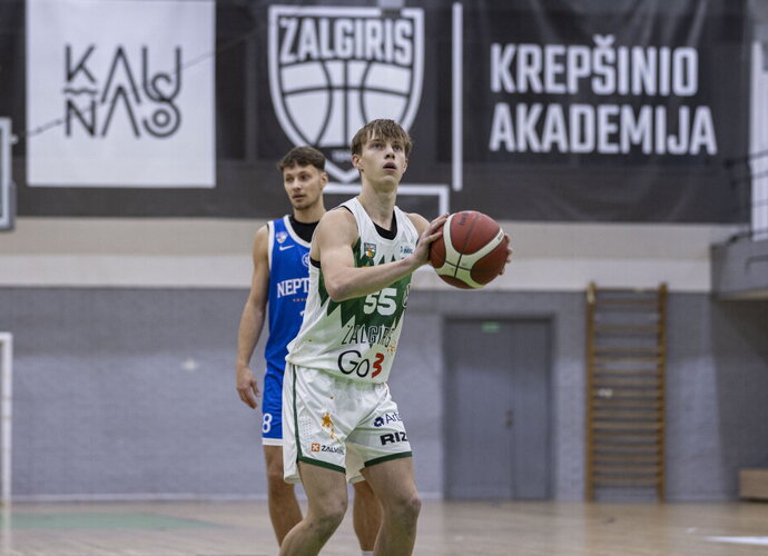 D.Grunkis surinko dvigubą dublį (Žalgirio nuotr.)