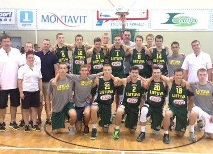 U16 rinktinė Organizatorių nuotr.