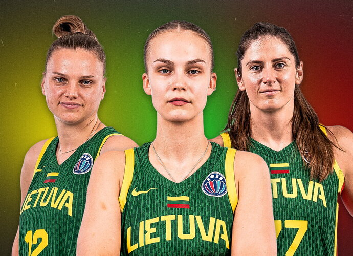 Lietuvos moterų rinktinė (Krepsinis.net nuotr.)