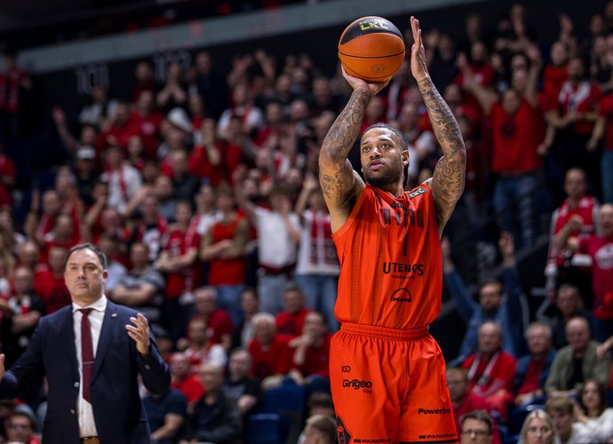 S.Flaggas patyrė delno traumą (Foto: Rokas Lukoševičius)