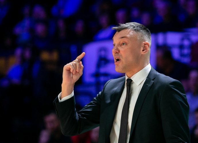 Š.Jasikevičius susitelkė į rungtynes (BNS nuotr.)