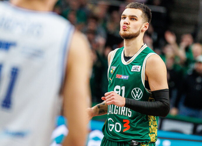 D.Sirvydis patenkintas rungtynių gausa (BNS nuotr.)