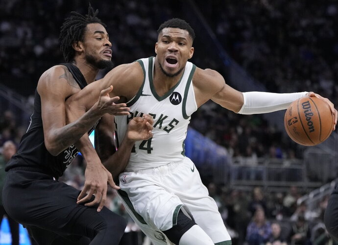 G.Antetokounmpo stebuklo nesukūrė (Scanpix nuotr.)
