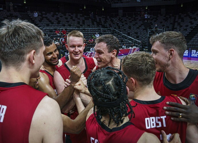 Vokietijos rinktinė – grupės lyderė (FIBA nuotr.)
