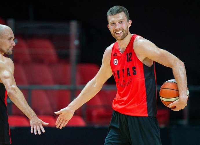 S.Kulvietis jau sportuoja Vilniuje (Nuotr. Saulius Čirba)
