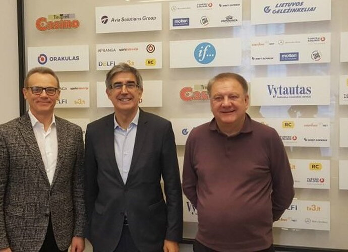 Bertomeu, Brazauskas, Milašius Organizatorių nuotr.