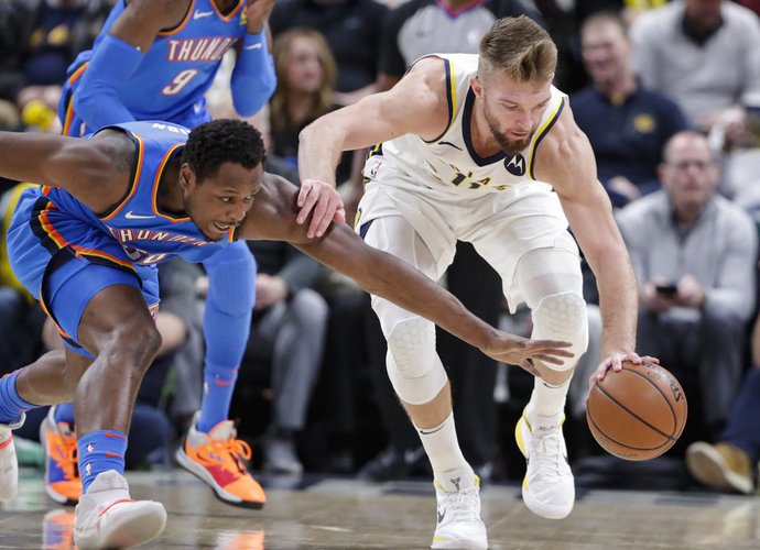 D.Sabonis puikiai kovojo po krepšiais (Scanpix nuotr.)