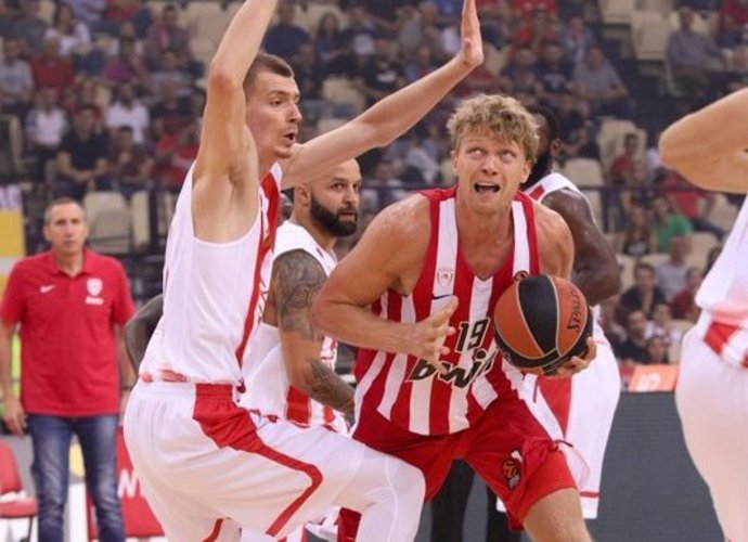M.Kuzminskas pelnė 7 taškus („Olympiacos“ nuotr.)
