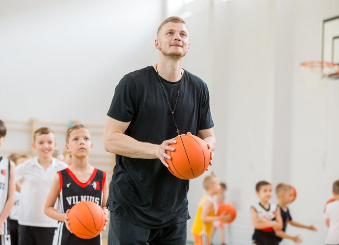 P.Dambrauskas prisiminė savo pirmą patirtį LKL kovose (Foto: S.Čirba)