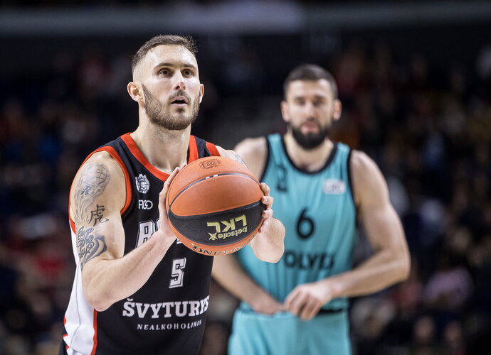K.Hornsby buvo įteiktas LKL čempiono žiedas („Betsafe-LKL“ nuotr.)