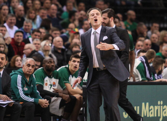 R.Pitino Graikijos rinktinėje nori išvysti V.Spanoulį (BNS nuotr.)