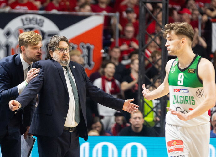 A.Trinchieri pažėrė sąmokslo teorijų („Betsafe-LKL“ nuotr.)