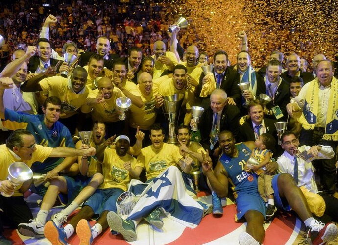 „Maccabi“ netikėtai tapo praėjusio sezono Eurolygos čempione (Scanpix nuotr.) 