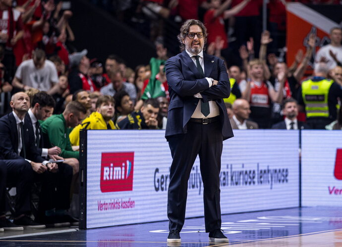 A.Trinchieri tikisi gausaus palaikymo šeštadienį (Foto: Rokas Lukoševičius)